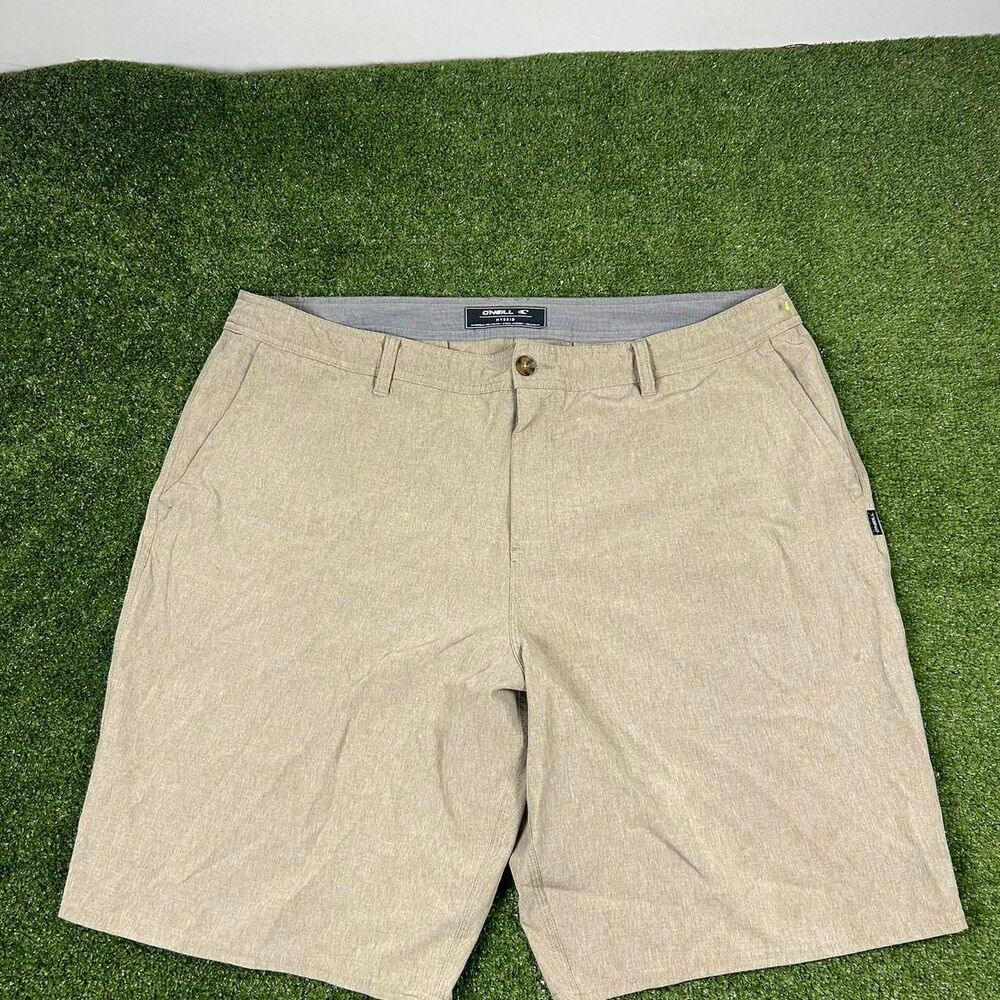 O-neill Men's Tan and Cream Shorts